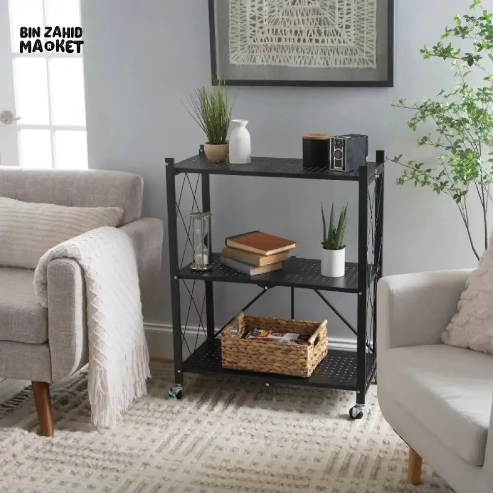 FOLDABLE KITCHEN TROLLEY