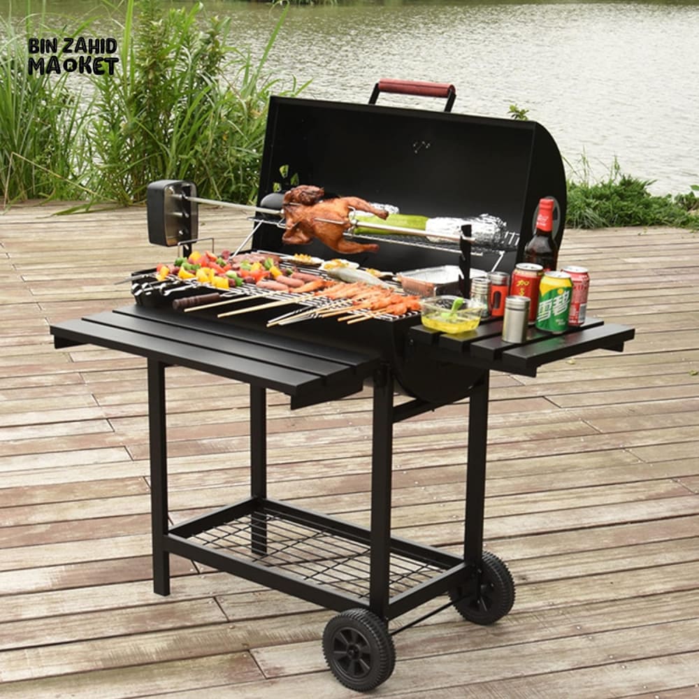 ROASTING CHARCOAL BARBEQUE GRILL