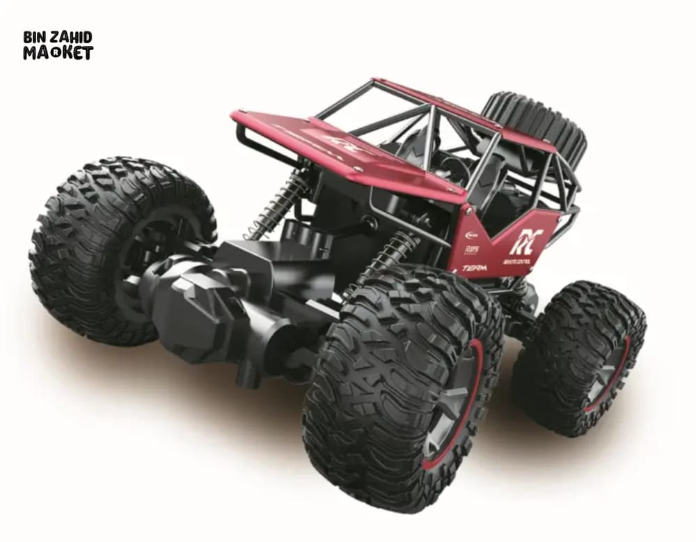 ROCK CRAWLER ELECTRIC RC CAR – 1:16 SCALE ALLOY OFF-ROAD TRUCK 4WD CLIMBING HIGH-SPEED BUGGY SUV REMOTE CONTROL TOY FOR BOYS & KIDS