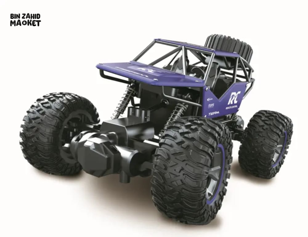 ROCK CRAWLER ELECTRIC RC CAR – 1:16 SCALE ALLOY OFF-ROAD TRUCK 4WD CLIMBING HIGH-SPEED BUGGY SUV REMOTE CONTROL TOY FOR BOYS & KIDS
