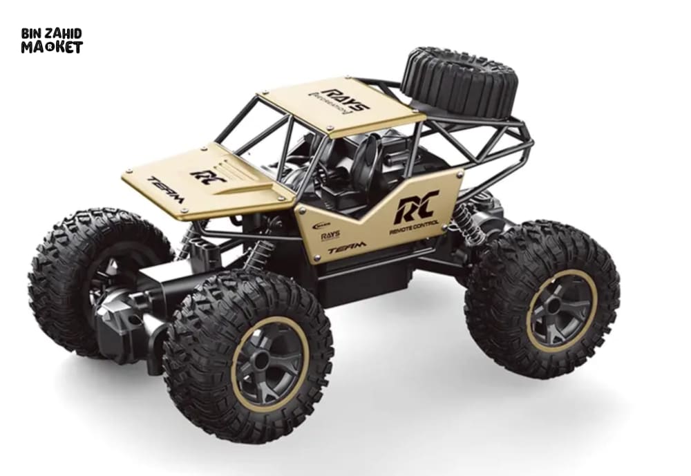 ROCK CRAWLER ELECTRIC RC CAR – 1:16 SCALE ALLOY OFF-ROAD TRUCK 4WD CLIMBING HIGH-SPEED BUGGY SUV REMOTE CONTROL TOY FOR BOYS & KIDS