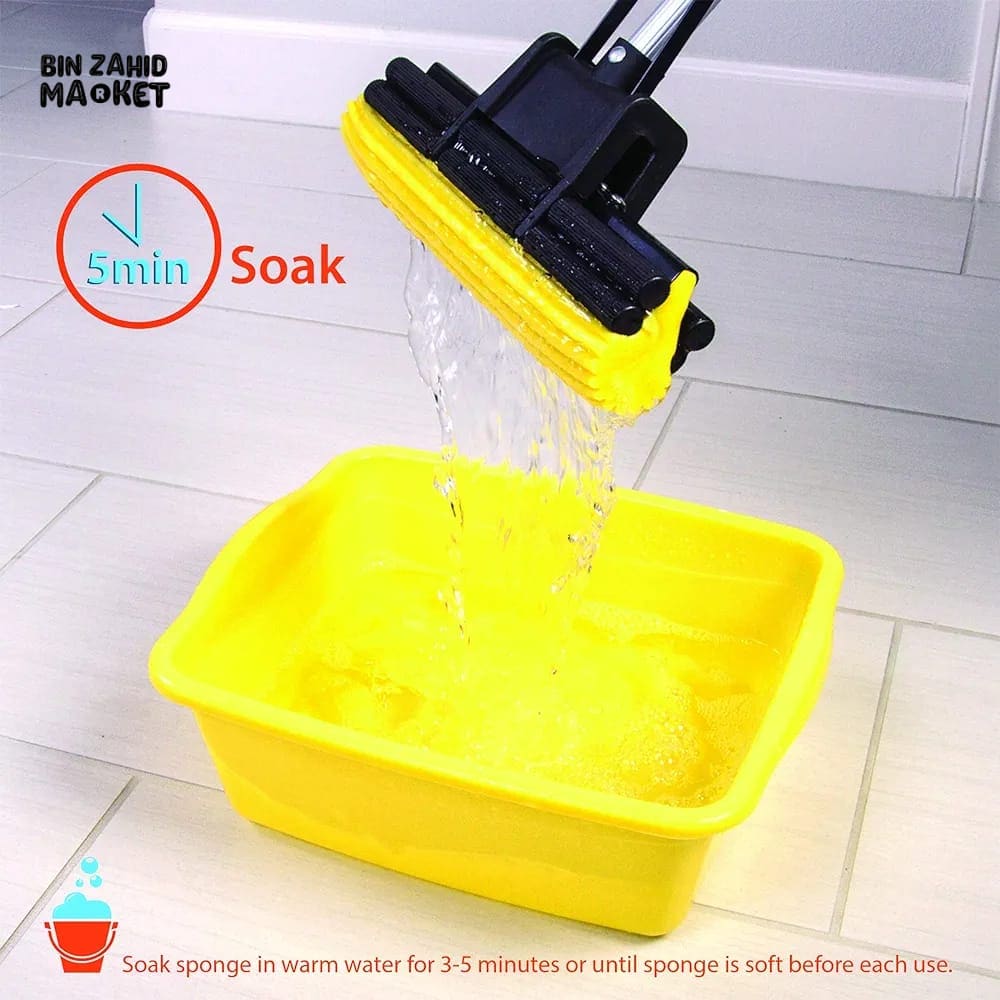 ROLLER SPONGE CLEANING MOP