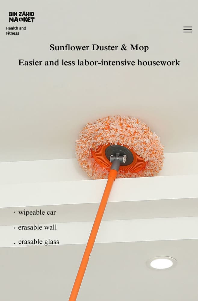 ROTATEABLE DUST CLEANING MOP