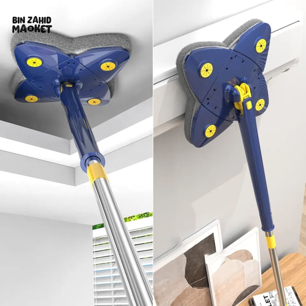 ROTATING 4X LEAVES TWISTER CLEANING MOP