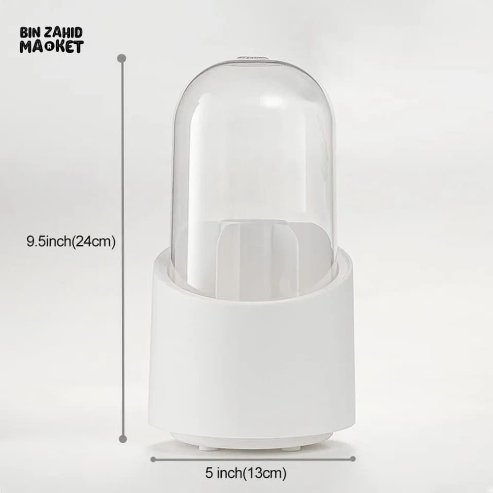 ROTATING BASE MAKEUP BRUSH HOLDER
