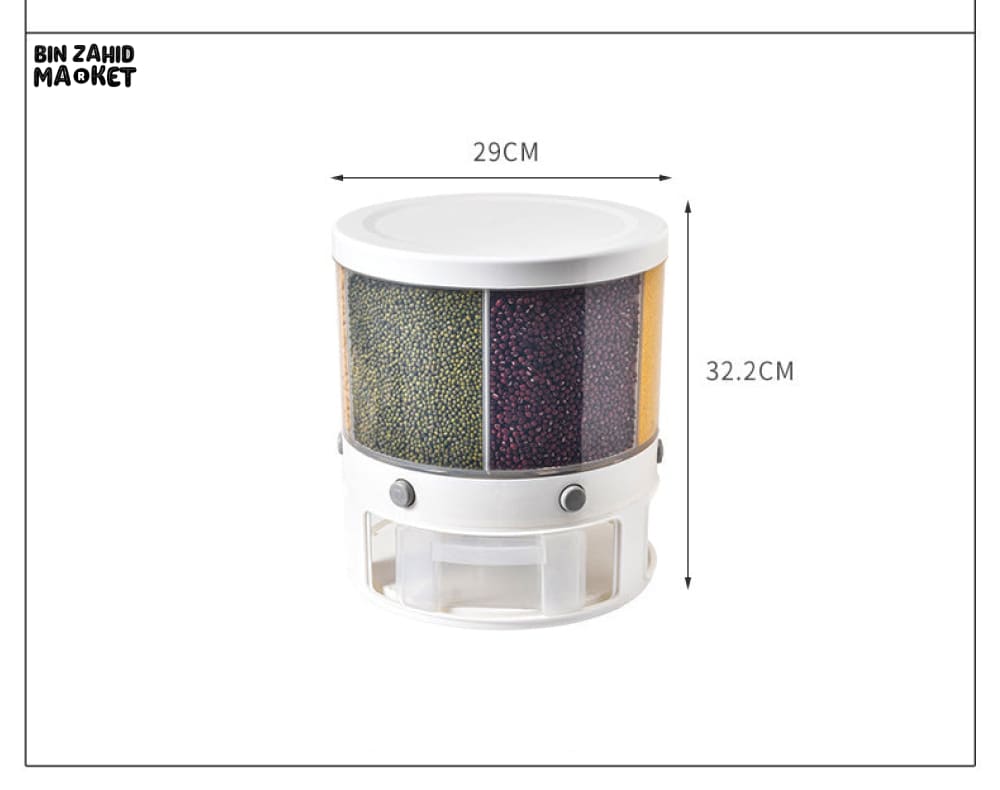 ROTATING CEREALS DISPENSER 10KG