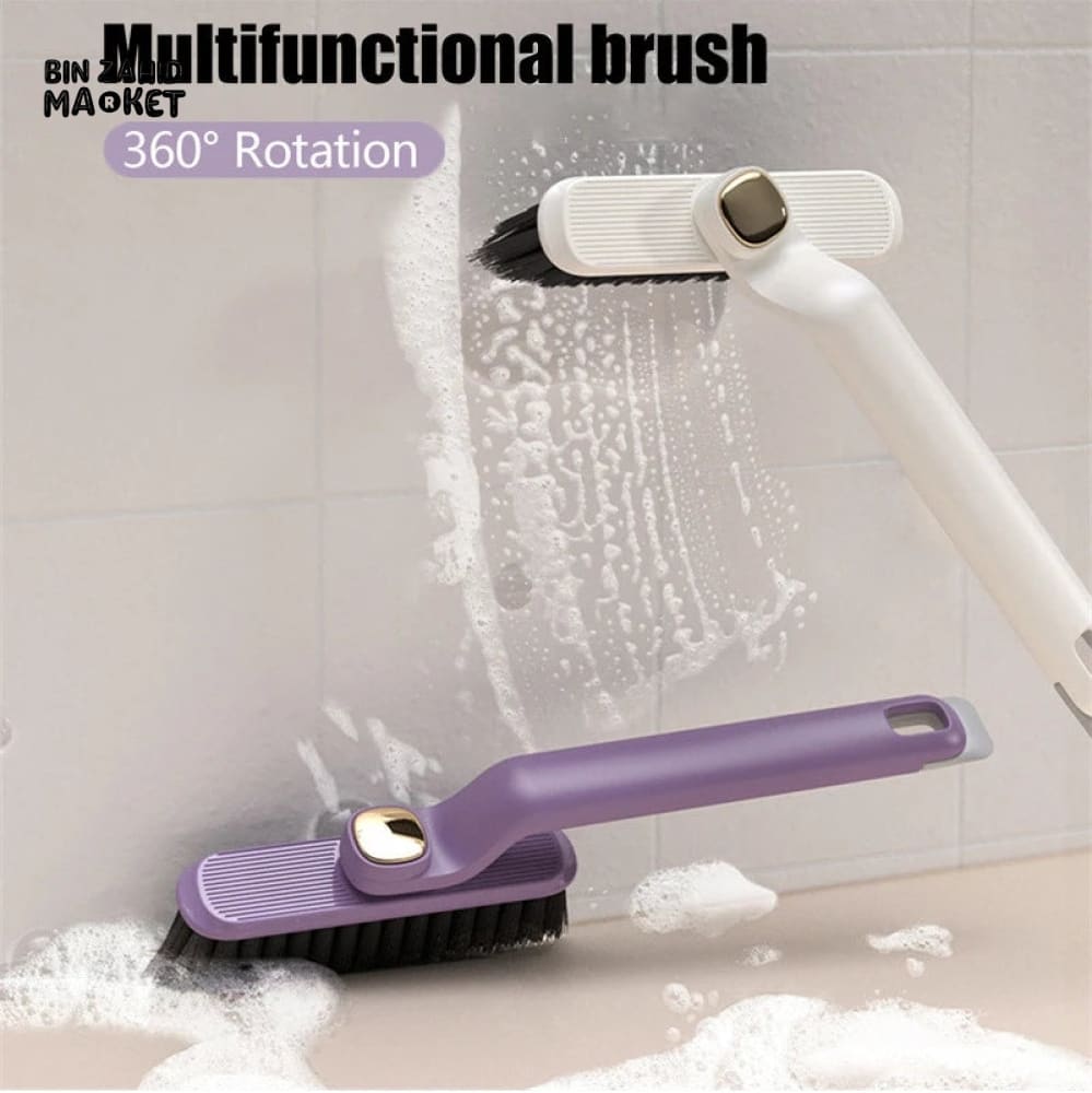 ROTATING CLEANING BRUSH WITH TWEEZERS