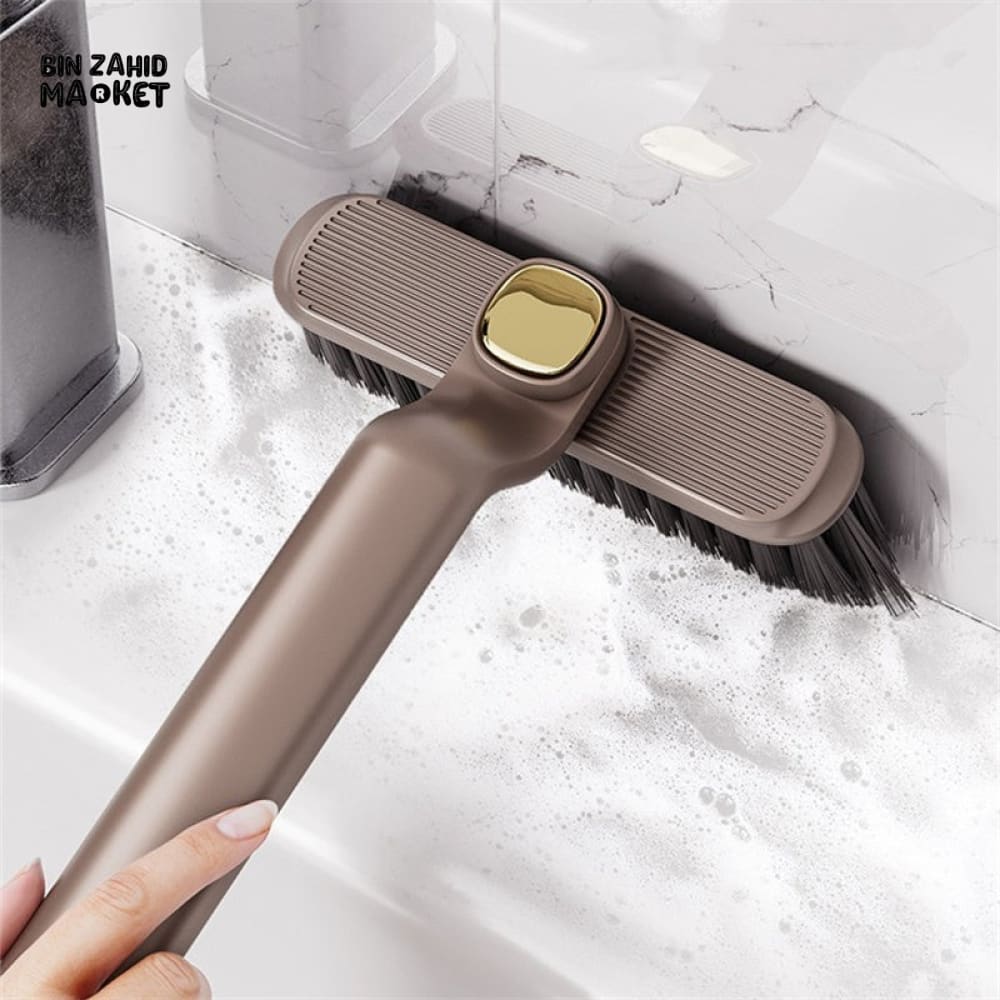 ROTATING CLEANING BRUSH WITH TWEEZERS