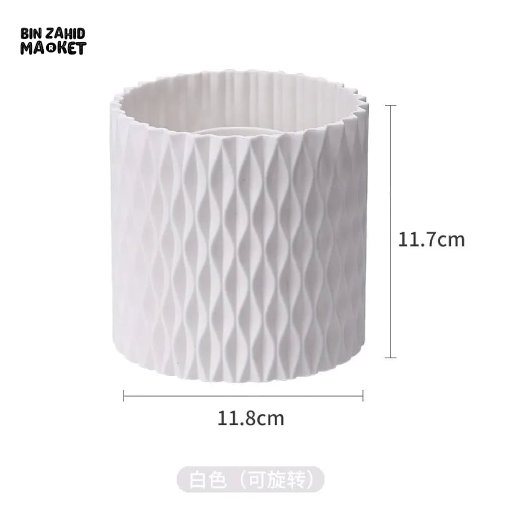 ROTATING COMETIC BRUSH HOLDER ORGANIZER