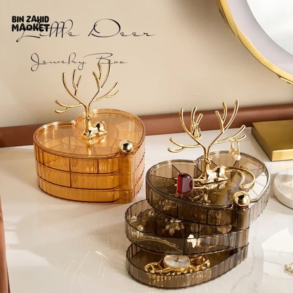 ROTATING HEART JEWELRY ORGANIZER