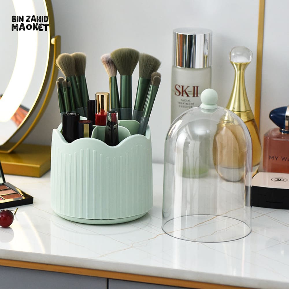 ROTATING MAKEUP BRUSH HOLDER