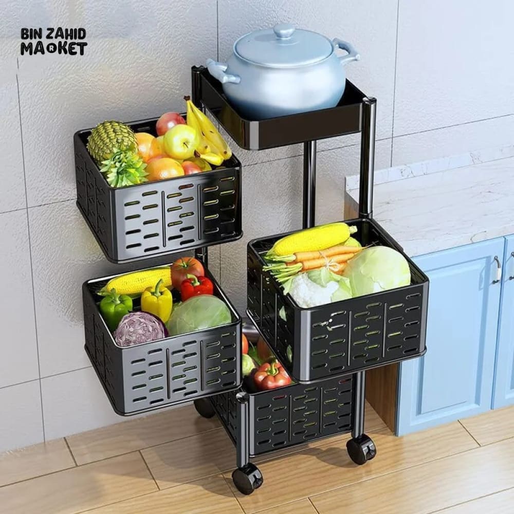 ROTATING METAL TROLLY