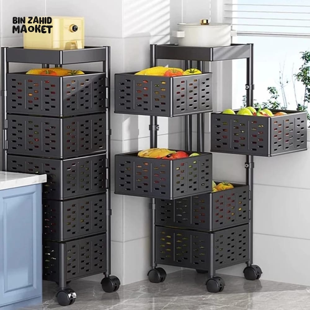 ROTATING METAL TROLLY