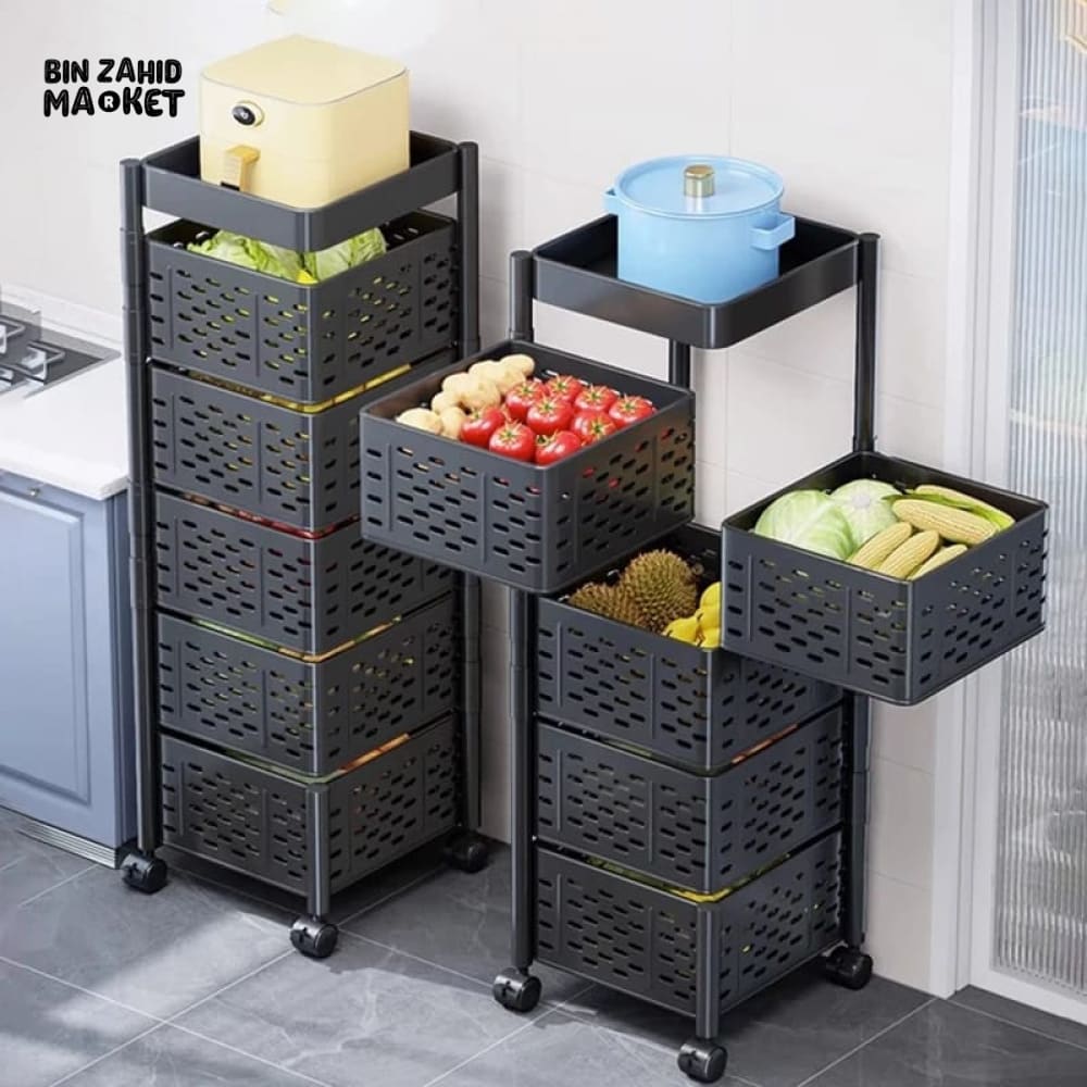 ROTATING METAL TROLLY