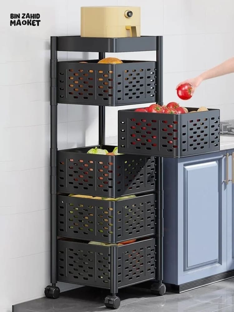 ROTATING METAL TROLLY