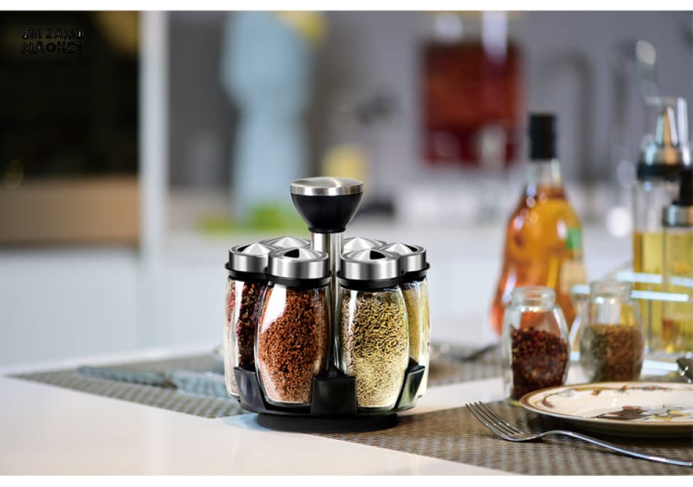 ROTATING SPICES JAR SET