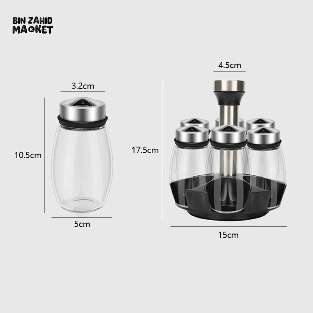 ROTATING SPICES JAR SET