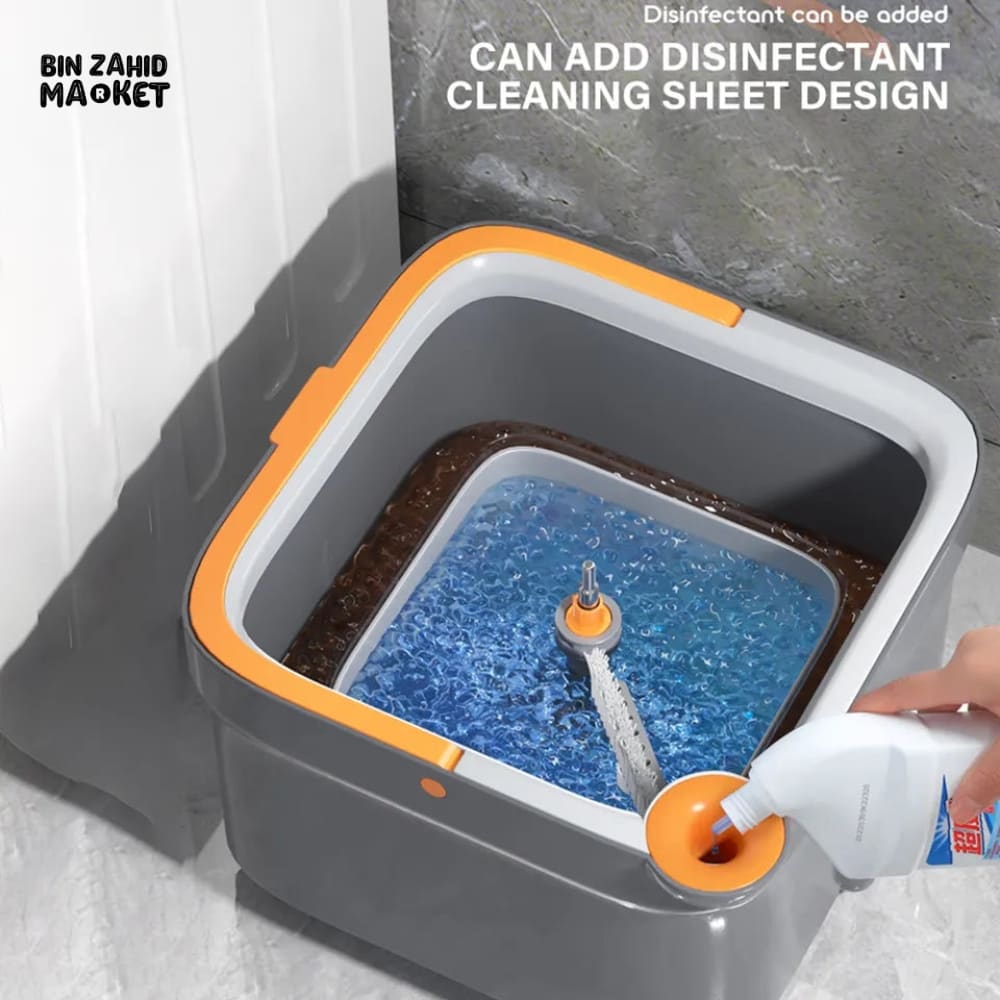 ROTATING SPIN CLEANING MOP WITH BUCKET