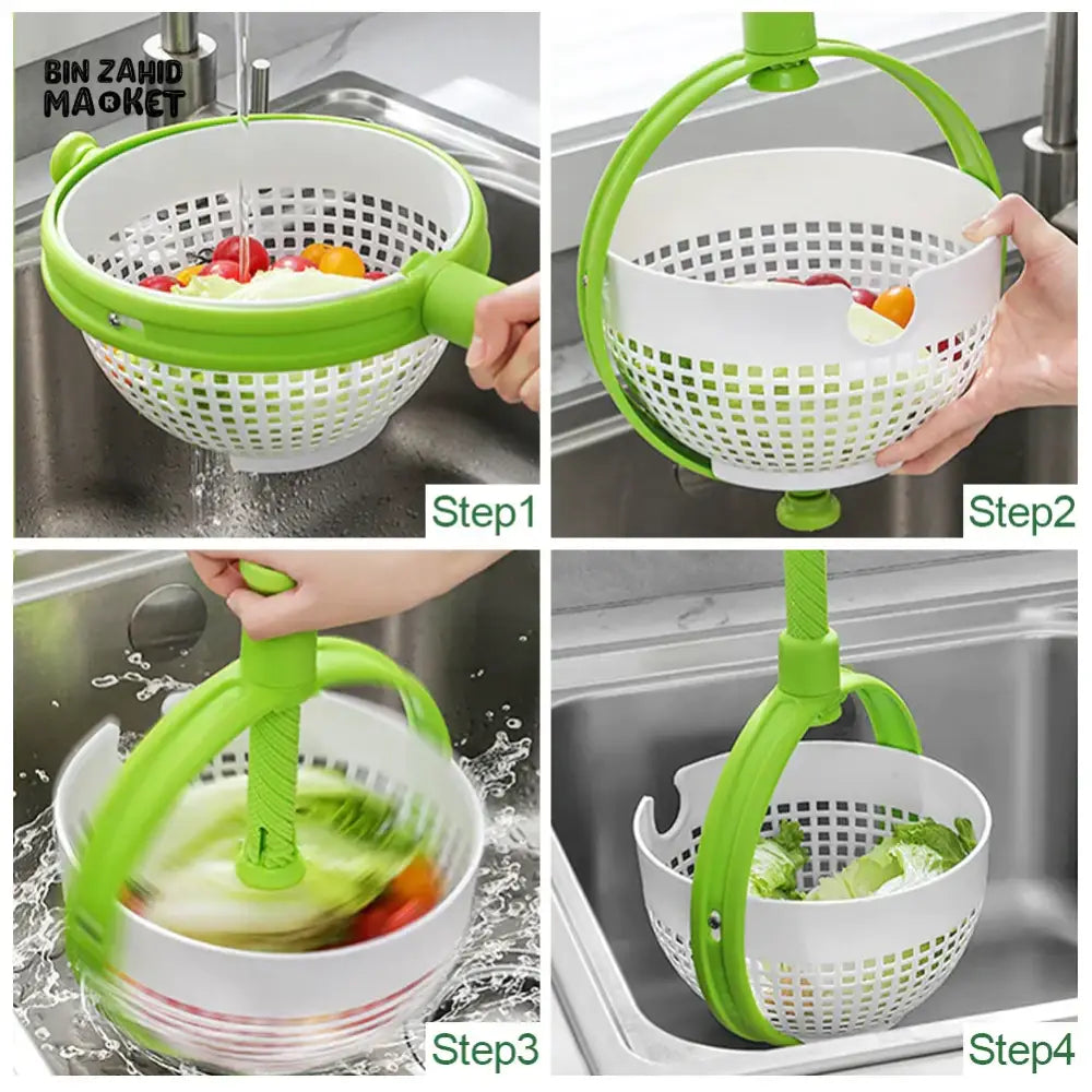 SALAD WASHINH SPINNER BASKET