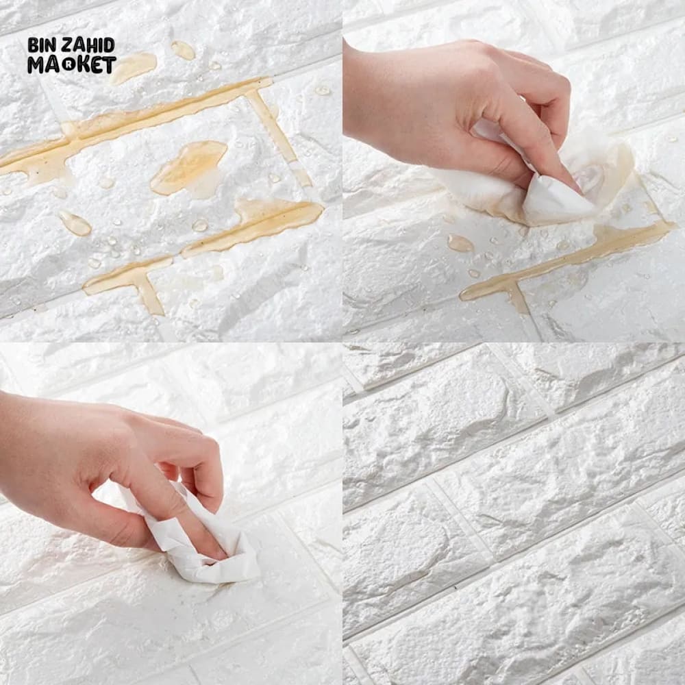 SELF ADHESIVE 3D BRICK WALL SHEET