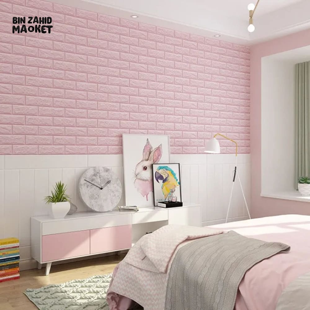 SELF ADHESIVE 3D BRICK WALL SHEET