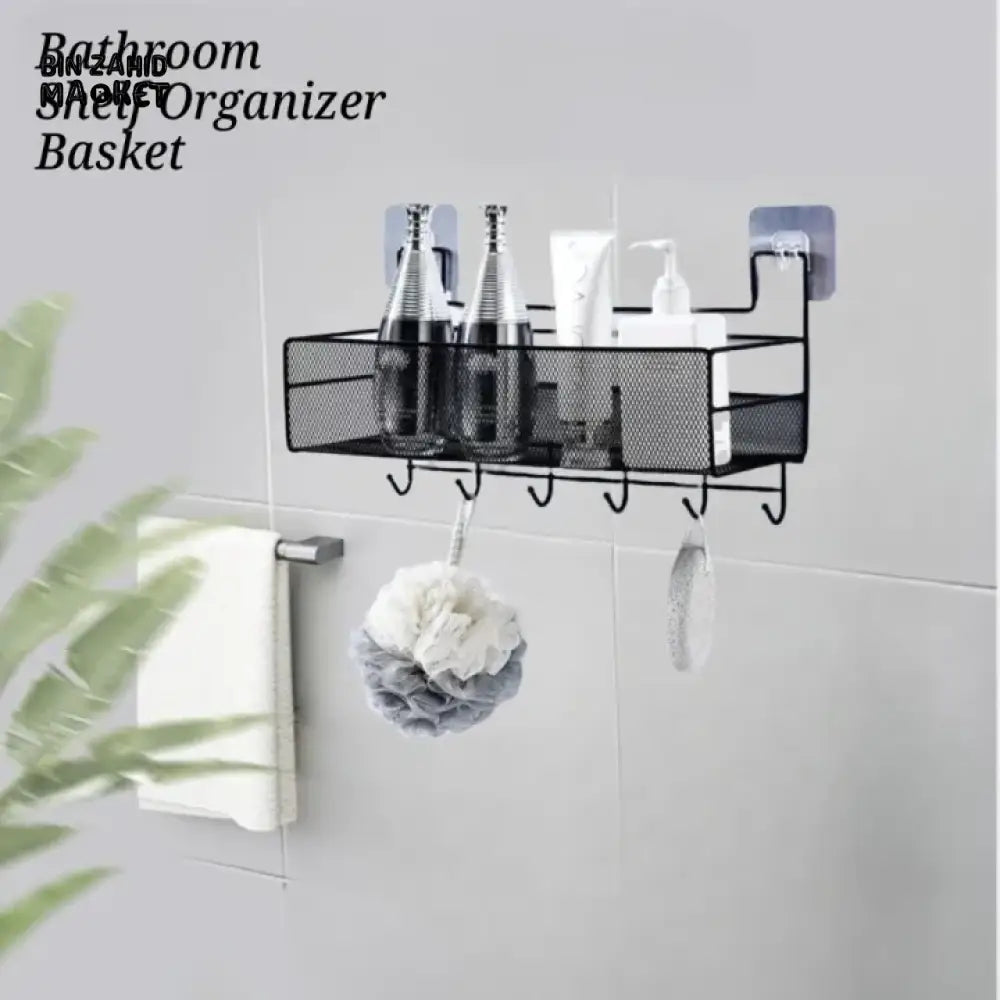 SELF ADHESIVE IRON SHELF WITH HOOK