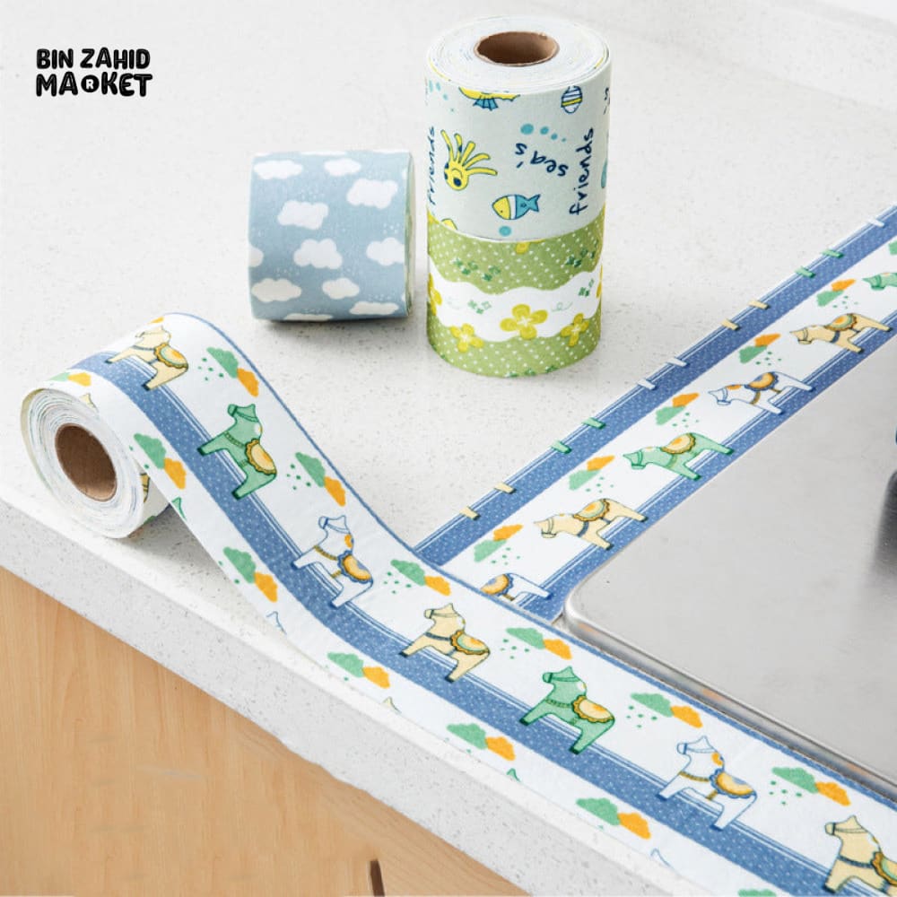 SELF-ADHESIVE SINK WATERPROOF TAPE – KITCHEN & BATHROOM MOISTURE-PROOF STICKER ROLL