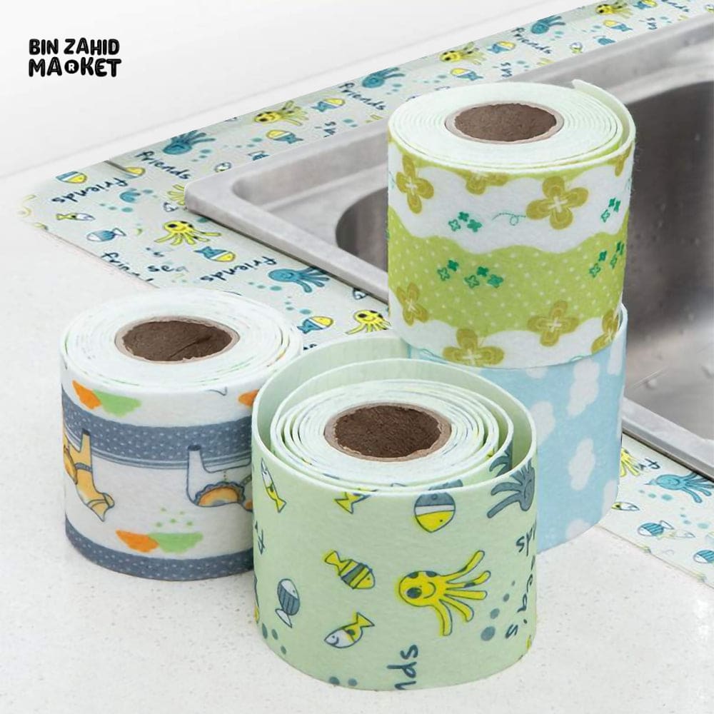 SELF-ADHESIVE SINK WATERPROOF TAPE – KITCHEN & BATHROOM MOISTURE-PROOF STICKER ROLL