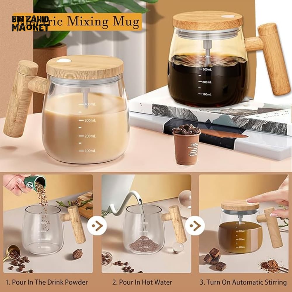SELF STIRRING ELECTRIC MIXING CUP