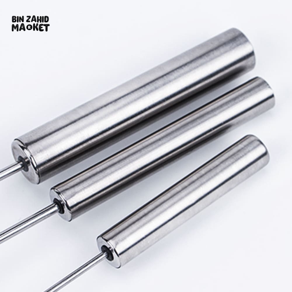 SEMI-AUTOMATIC HAND EGG BEATER – STAINLESS STEEL ROTARY WHISK