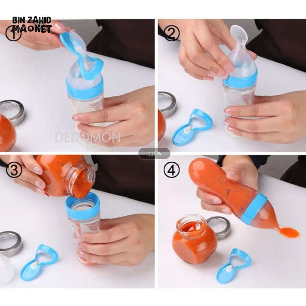 SILICONE BABY SPOON FEEDER
