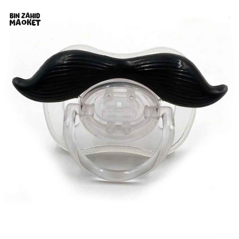 SILICONE FUNNY NIPPLE PACIFIER - BABY SOOTHER & BEARD PACIFIER
