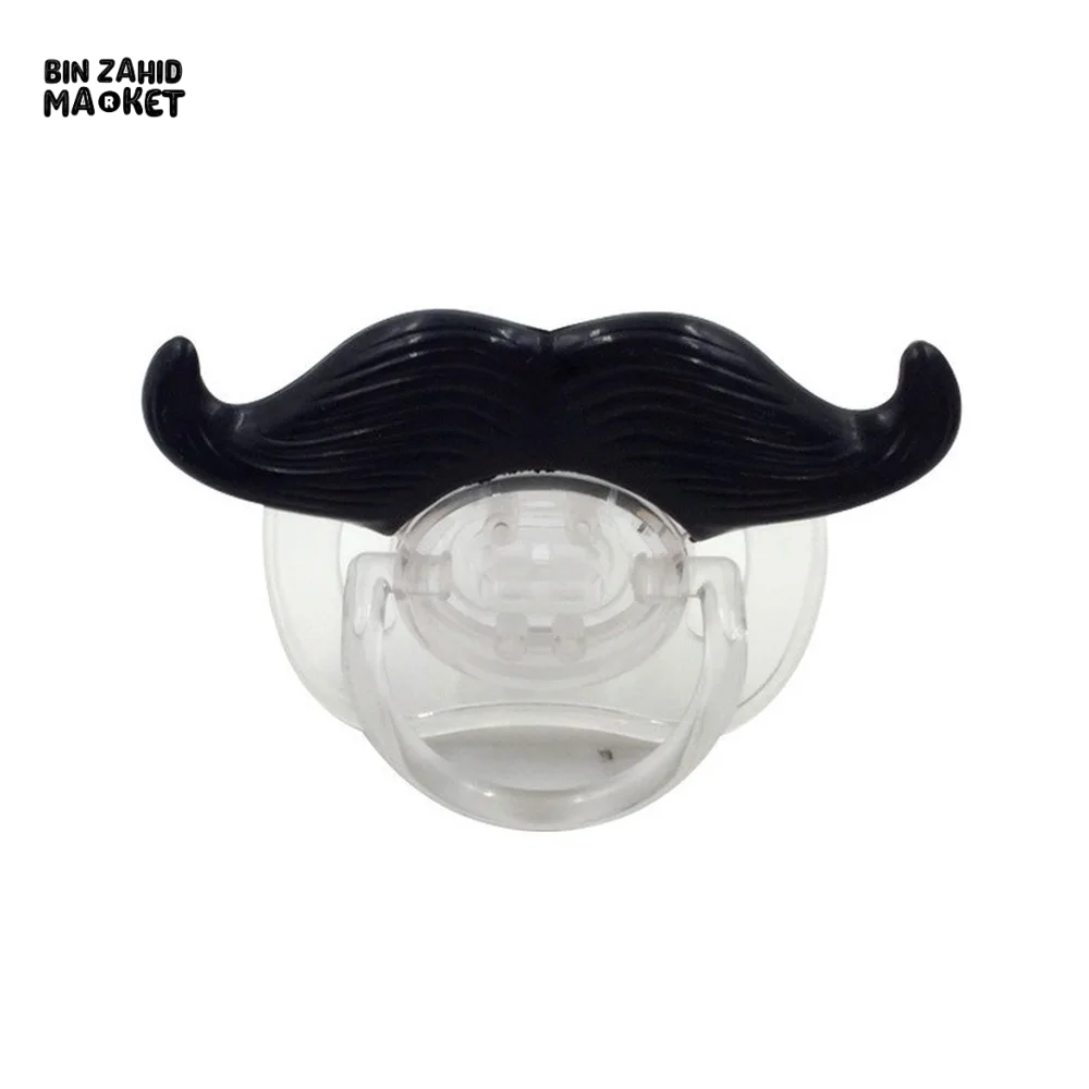 SILICONE FUNNY NIPPLE PACIFIER - BABY SOOTHER & BEARD PACIFIER