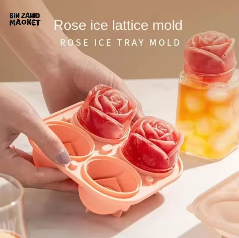 SILICONE ROCE ICE MOLD BALL MAKER
