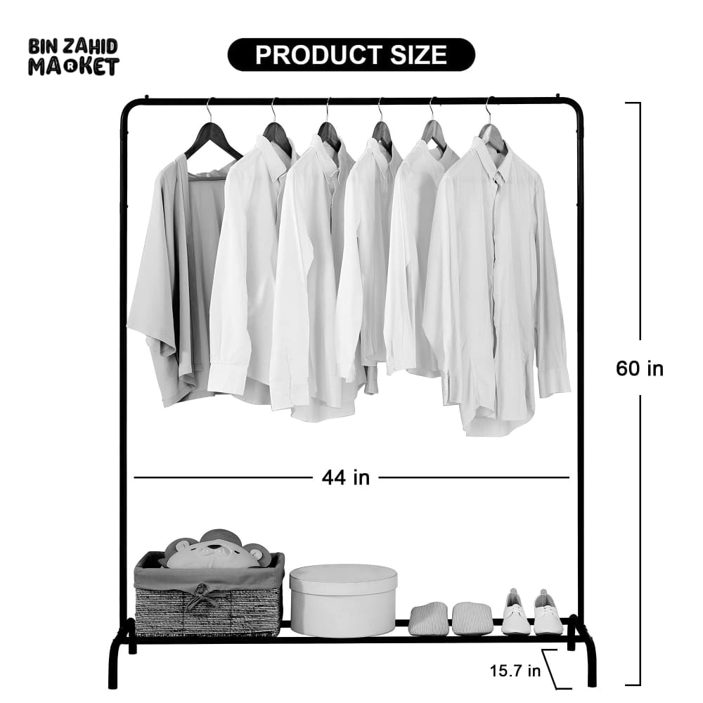 SINGLE POLE METAL CLOTH STAND