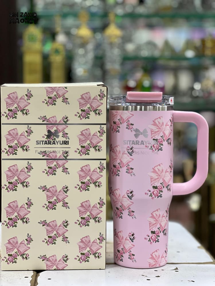 SITARAYURI INSULATED STAINLESS STEEL TRAVEL TUMBLER – DOUBLE-WALLED LEAK-PROOF STRAW COMPATIBLE PINK