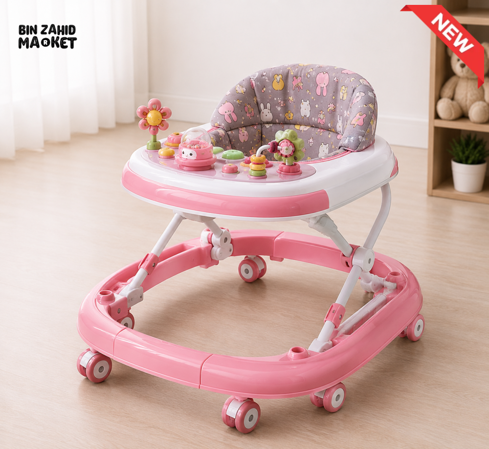 SMART ACTIVITY BABY WALKER - PINK