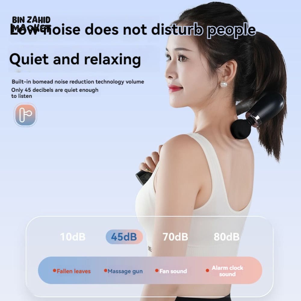 SMART CURVED ELECTRIC FASCIA GUN HANDHELD MASSAGER HAMMER FOR BACK & BODY