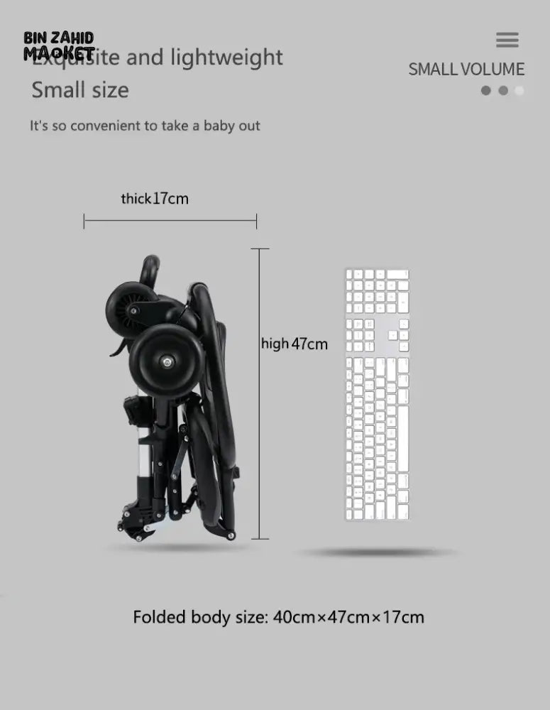 SMART FOLDABLE EASY TO CARRY STROLLER