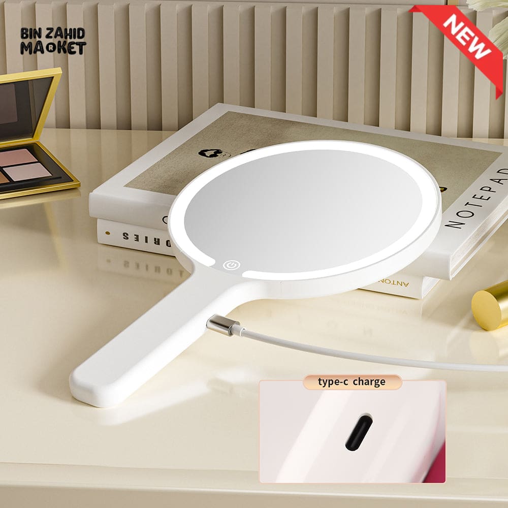 SMART LED TABLE MIRROR – RECHARGEABLE TOUCH SCREEN MAKEUP LIGHT