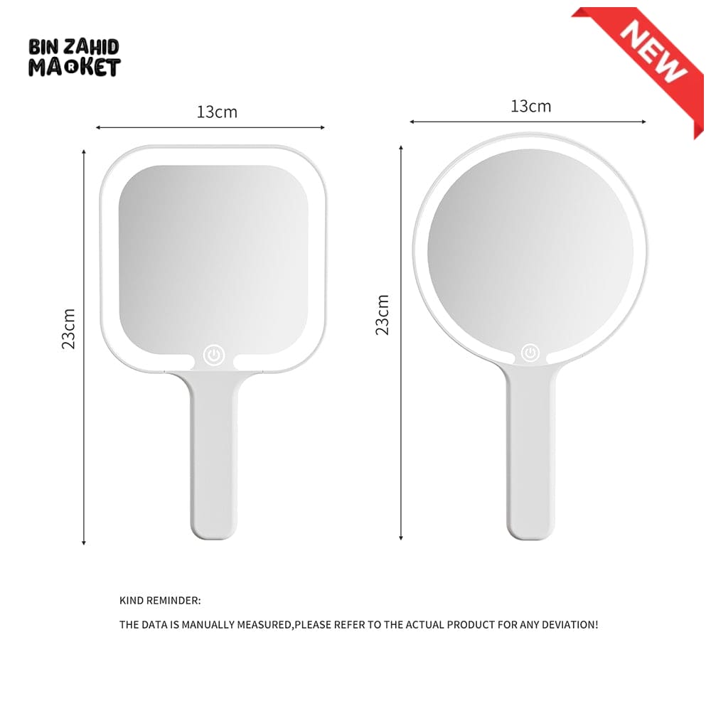 SMART LED TABLE MIRROR – RECHARGEABLE TOUCH SCREEN MAKEUP LIGHT