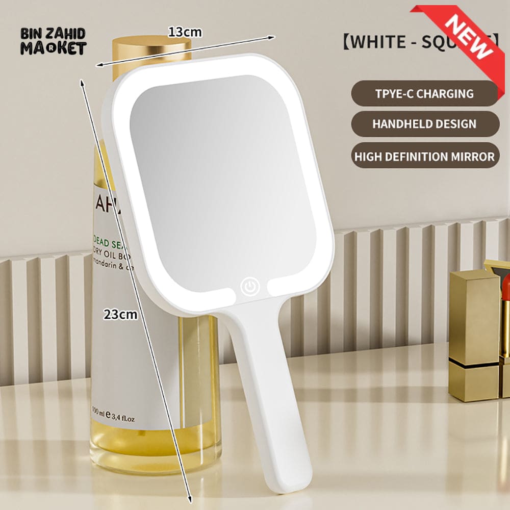 SMART LED TABLE MIRROR – RECHARGEABLE TOUCH SCREEN MAKEUP LIGHT