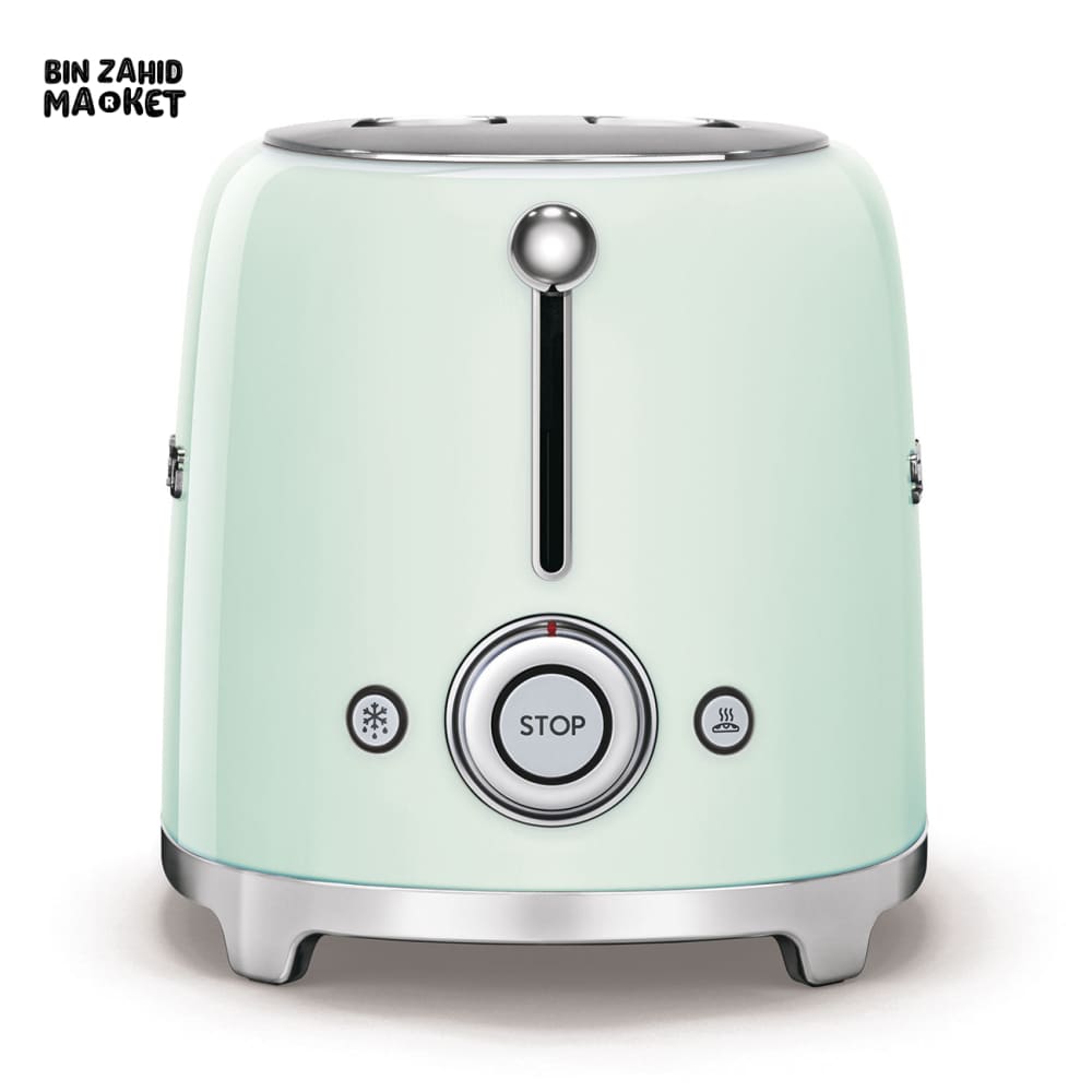 SMEG RETRO TOASTER 2 SLICES - PASTEL GREEN