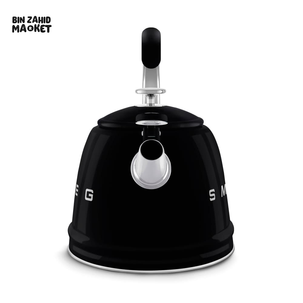 SMEG WHISTLING KETTLE - BLACK