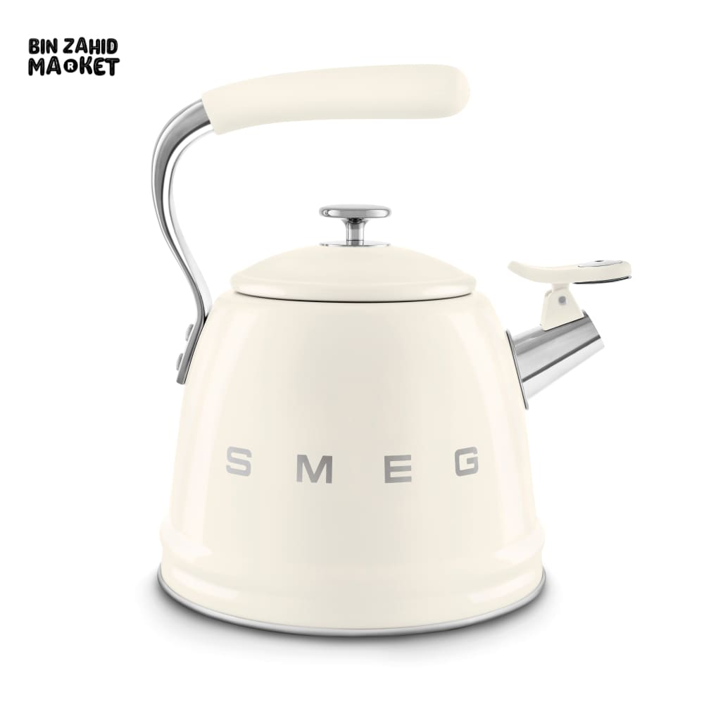 SMEG WHISTLING KETTLE - CREAM