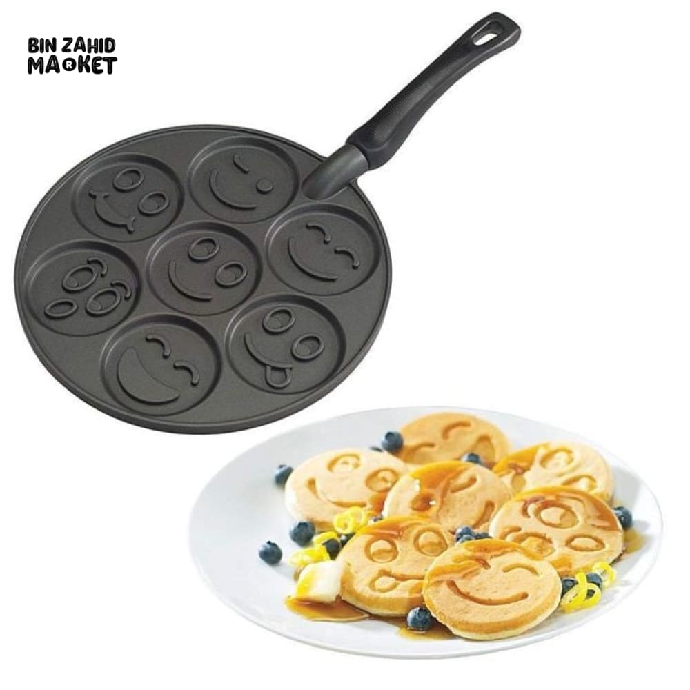 SMILEY FACES PANCAKES PAN