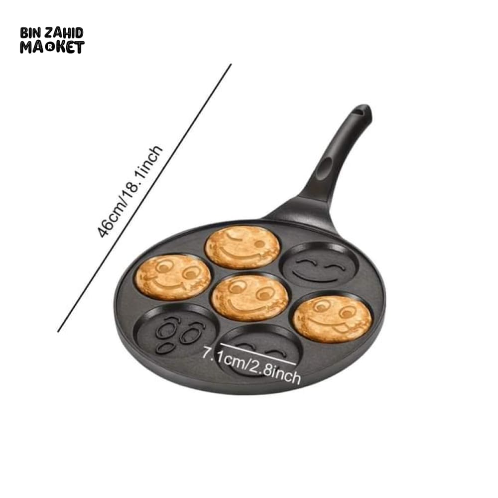 SMILEY FACES PANCAKES PAN