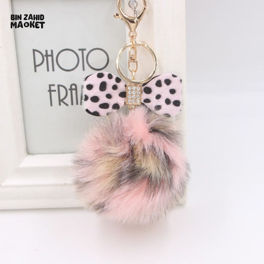 SOFT ROUND KEYCHAIN PENDANT — EXQUISITE DECOR FOR BAGS & DAILY USE