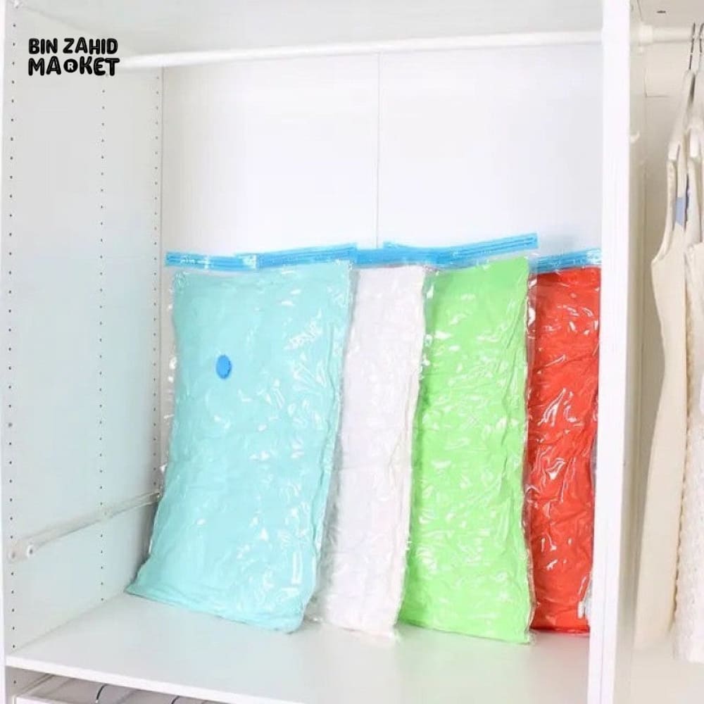 SPACE SAVER VACUUM STORAGE BAGS WITH A PUMP