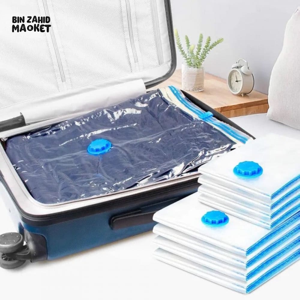SPACE SAVER VACUUM STORAGE BAGS WITH A PUMP